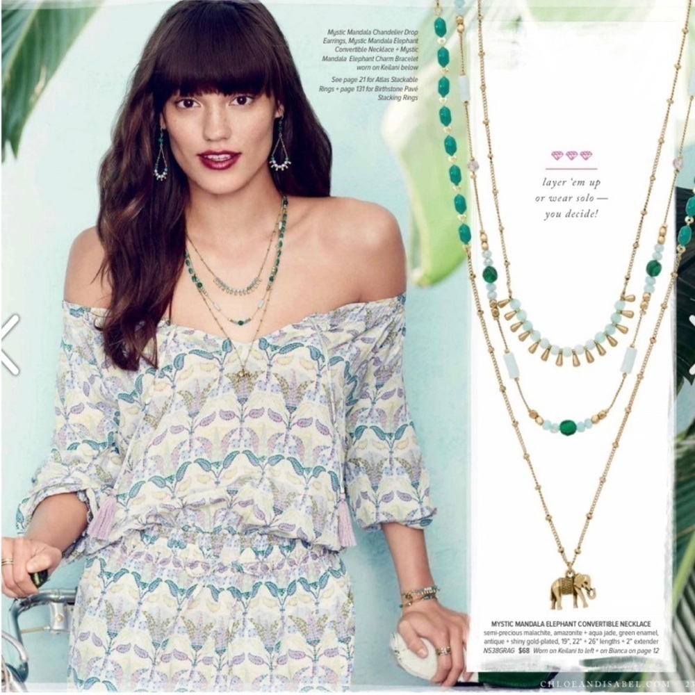 Chloe+Isabel Mystic Mandela Convertible Necklace
